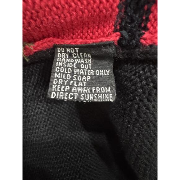 Vtg Berek 2 By Takako Sakon Cardigan Christmas Poinsettia Cabincore Sweater - Picture 14 of 15